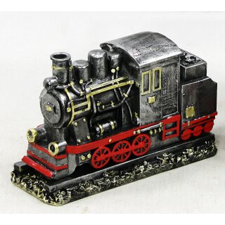 R&auml;ucher-Lokomotive in k&uuml;nstlich gealterter Optik, ca. 10,8 cm