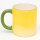 ***Dolomite Kaffeepot / Kafeetasse, Motiv: Sonnenblume in gelb / gr&uuml;n, Gr&ouml;&szlig;e ca. 12 x 8,1 x 9 cm.