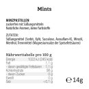 Pillendose - kleine Dose - Metalld&ouml;schen mit Pfefferminzbonbons - Liebe Geburtstagsw&uuml;nsche, ca. 6 x 5 x 1,8 cm