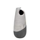 Edle moderne Deko Designer Keramik Vase wellenf&ouml;rmig...