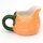 Keramik Sahnek&auml;nnchen als Orange