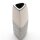 Edle moderne Deko Designer Keramik Vase Segel in silber-grau wei&szlig;