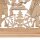 Holz Schwibbogen, Motiv: Bergleute filigran, 7 flammig, 58 x 4 x 38 cm.