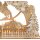 3D LED Schwibbogen, verschneit, Motiv: Dresdner Frauenkirche, ca. 60 x 7,5 x 39 cm
