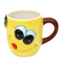 Keramik Kaffeebecher - Tasse als Zitrone Gr&ouml;&szlig;e...