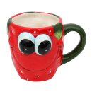 Kaffeebecher - Tasse als Erdbeer Gr&ouml;&szlig;e...