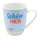 Kaffeebecher / Tasse aus Porzellan, Motiv: Sch&ouml;n...