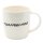 Kaffeebecher Kaffeetasse aus Porzellan - Motiv: #Kaffeepause - Gr&ouml;&szlig;e H/&Oslash;: 9 x 8,5 cm, Fassungsverm&ouml;gen 300ml, sp&uuml;lmaschinengeeignet