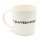 Kaffeebecher Kaffeetasse aus Porzellan - Motiv: #Kaffeepause - Gr&ouml;&szlig;e H/&Oslash;: 9 x 8,5 cm, Fassungsverm&ouml;gen 300ml, sp&uuml;lmaschinengeeignet