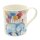 Kaffeebecher Kaffeetasse aus Porzellan - Motiv: Geburtstag Elefant - Gr&ouml;&szlig;e H/&Oslash;: 9 x 8 cm, Fassungsverm&ouml;gen 300ml, sp&uuml;lmaschinengeeignet