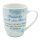Kaffeebecher / Tasse aus Porzellan mit Motiv, versch. Ausf&uuml;hrungen