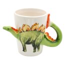 Kaffeebecher Kaffeetasse mit Dino aus Keramik versch. Motive