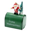 3er Set Mini Briefkasten aus Metall - Schneemann, Elch und Weihnachtsmann, Ma&szlig;e je Briefkasten L/B/H 8,5 x 5,5 x 11,5 cm