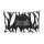 Kissen / Kuschelkissen mit Bezug aus 100% Baumwolle in schwarz-wei&szlig;, L / B / H: 40 x 13 x 23 cm. Motiv: Genie&szlig;e das Leben