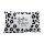 Kissen / Kuschelkissen mit Bezug aus 100% Baumwolle in schwarz-wei&szlig; Leo-Muster, L / B / H: 40 x 13 x 23 cm. Motiv: Gute Laune