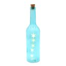 Deko-Glasflasche / Lichterflasche LED-Flasche Happy...