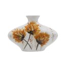 Ovale Keramik Vase in verschiedenen Ausf&uuml;hrungen, Gr&ouml;&szlig;e: L/B/H ca. 7 x 30 x 20 cm