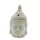 Duftlampe als Buddhakopf versch. Farben, Aromalampe / Duftlicht / Duftst&ouml;vchen, aus Keramik, Gr&ouml;&szlig;e: H/B ca. 20 x 11 cm
