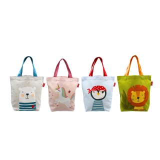 Kinder-Shopper / Kinderhandtasche / Kindertasche / Minishopper mit Henkel, verschiedenen Motive