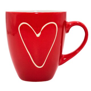 Maxi - Kaffeebecher / Tasse / Becher aus Keramik in verschiedenen Farben