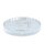 Kerzenteller / Kerzenuntersetzer / Kerzenhalter / Untersetzer aus Glas im 6er Set, rund, klar / transparent, Gr&ouml;&szlig;e H/&Oslash; ca. 1,5 x 10 cm