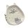 Porzellan Dekoteller, Keramik Schale, Teller, Servierplatte, flach, als Katzen-Familie, Gr&ouml;&szlig;e: H/&Oslash; ca. 17 x 17 cm