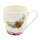 2er Set Kaffeebecher Kaffeetasse aus Porzellan - Motiv: Biene und Marienk&auml;fer - Gr&ouml;&szlig;e H/&Oslash;: 10 x 9 cm, Fassungsverm&ouml;gen 400ml, sp&uuml;lmaschinengeeignet