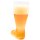 XXL-Bierglas, Bierstiefel, Stiefel, f&uuml;r 2 L aus Glas, Transparent,  Gr&ouml;&szlig;e H: ca. 33 cm