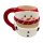 Weihnachts-Kaffeetasse mit Keksfach aus Keramik - verschiedene Motive