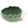Keramik Schale - Naschschale - &Uuml;bertopf oval mit Hase, in gr&uuml;n, Osternest, Gr&ouml;&szlig;e L/B/H: ca. 13,5 x 10 x 8,5 cm