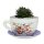 Blumentopf, Pflanztasse, Pflanzk&uuml;bel, Pflanzgef&auml;&szlig;, &Uuml;bertopf aus Keramik bunt L/B/H 28 x24 x14 cm