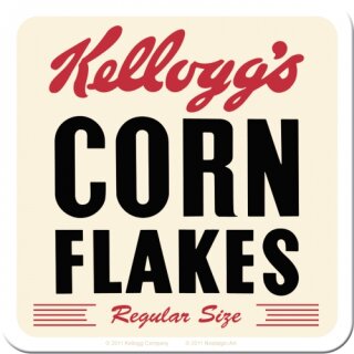 Nostalgic Art - Kelloggs Cornflakes Retro Package - Untersetzer 9x9cm