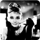 Nostalgic Art - Breakfast at Tiffanys Audrey Hepburn - Untersetzer 9x9cm